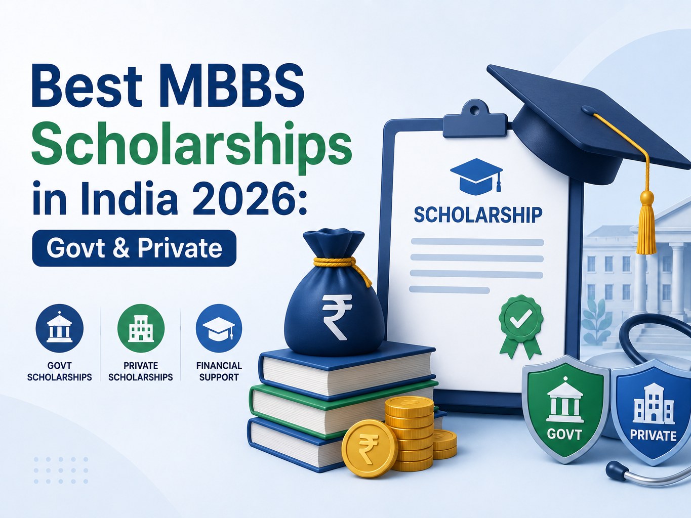 Best MBBS Scholarships in India 2026: Govt & Private