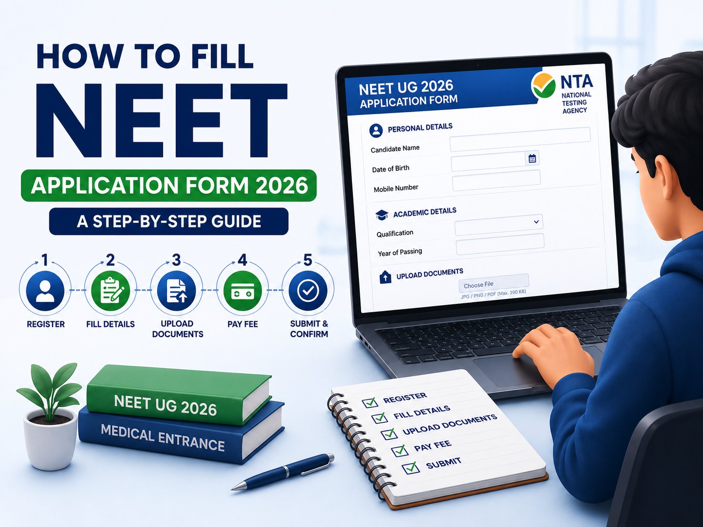 How to Fill NEET Application Form 2026: A Step-by-Step Guide