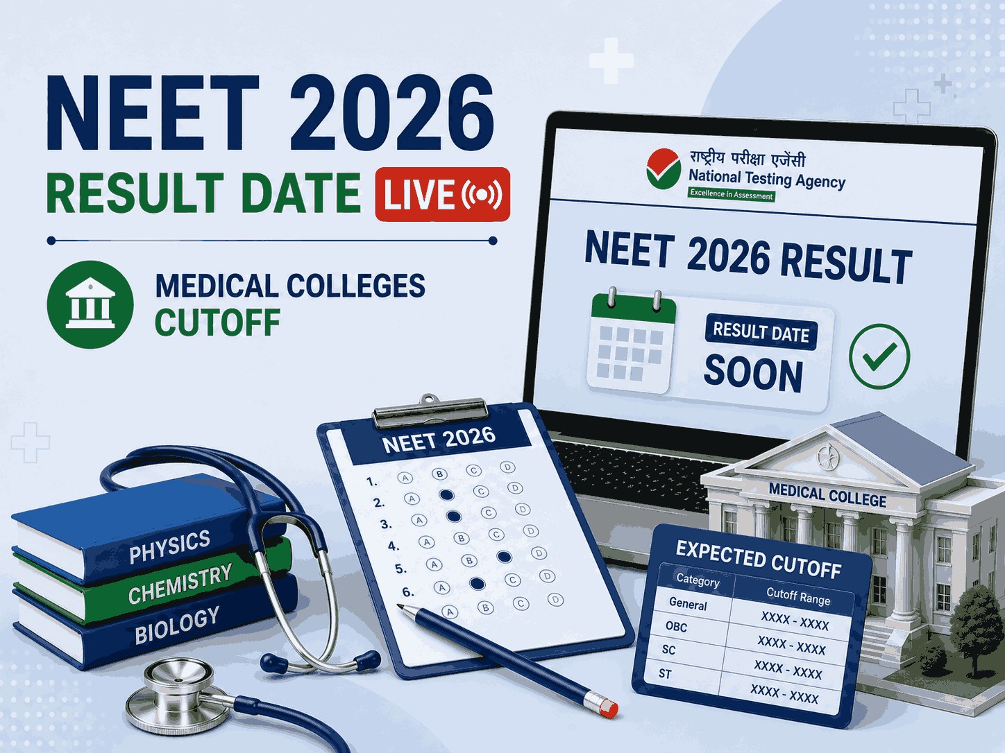 NEET 2026 Result LIVE: OMR Sheet & Cutoff Soon