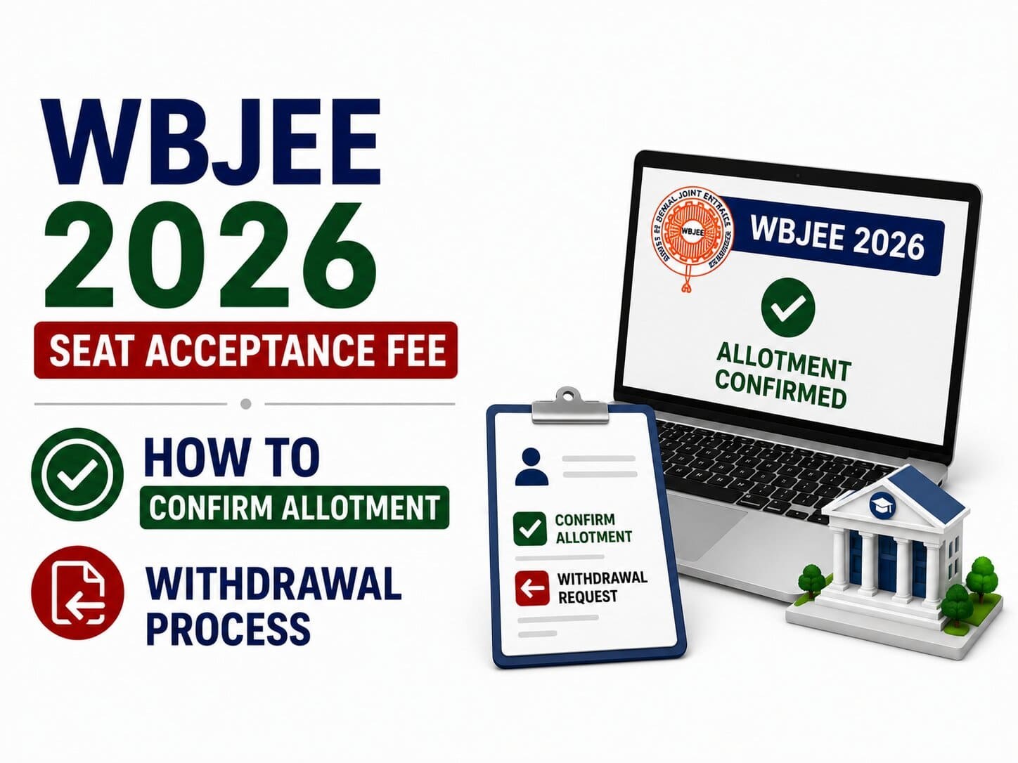 WBJEE 2026 Seat Acceptance Fee: How to Confirm Allotment, Withdrawal Process
