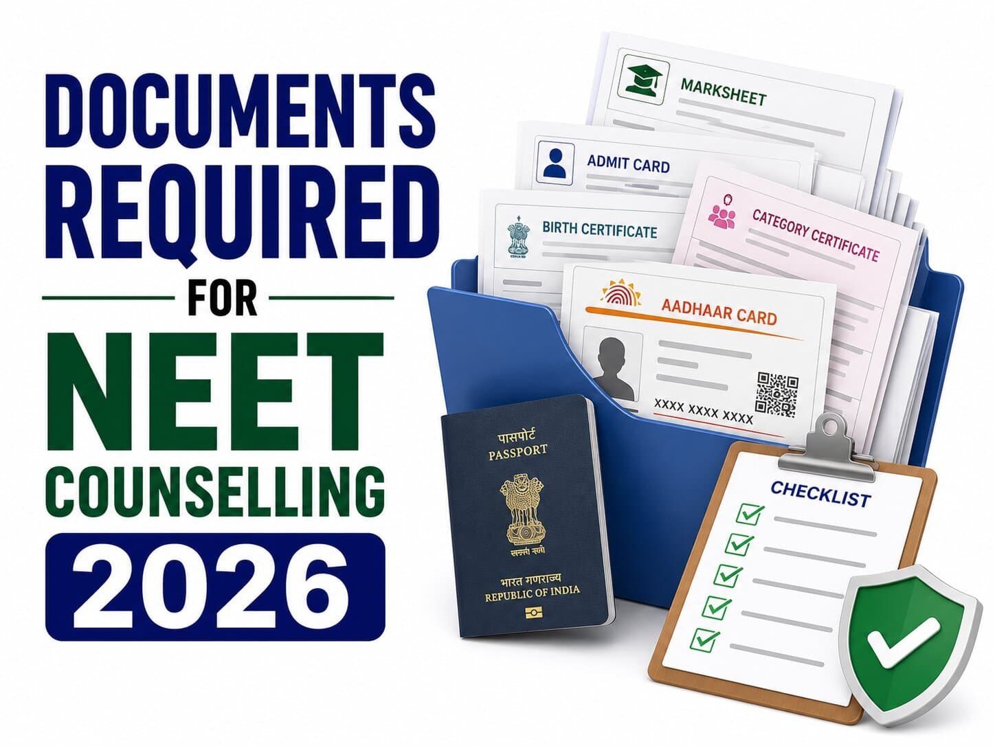 Documents Required for NEET Counselling 2026: Complete Checklist
