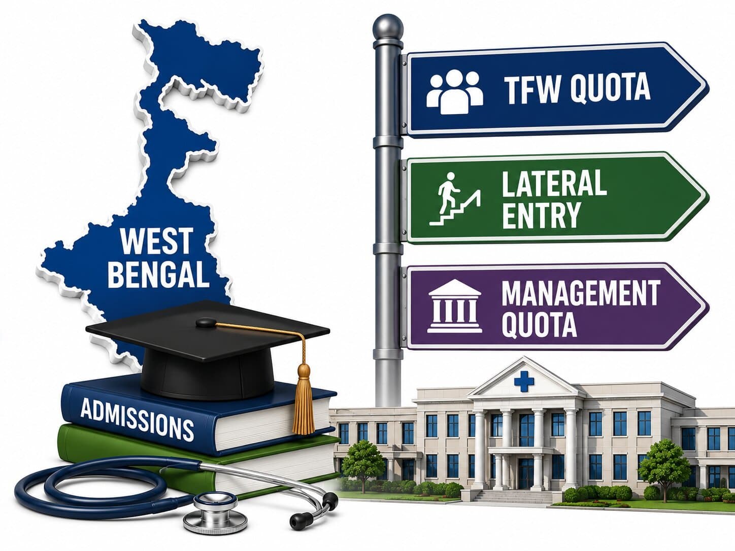 Quota & Alternate Admissions in West Bengal: How TFW, Lateral Entry, and Management Quota Actually Work