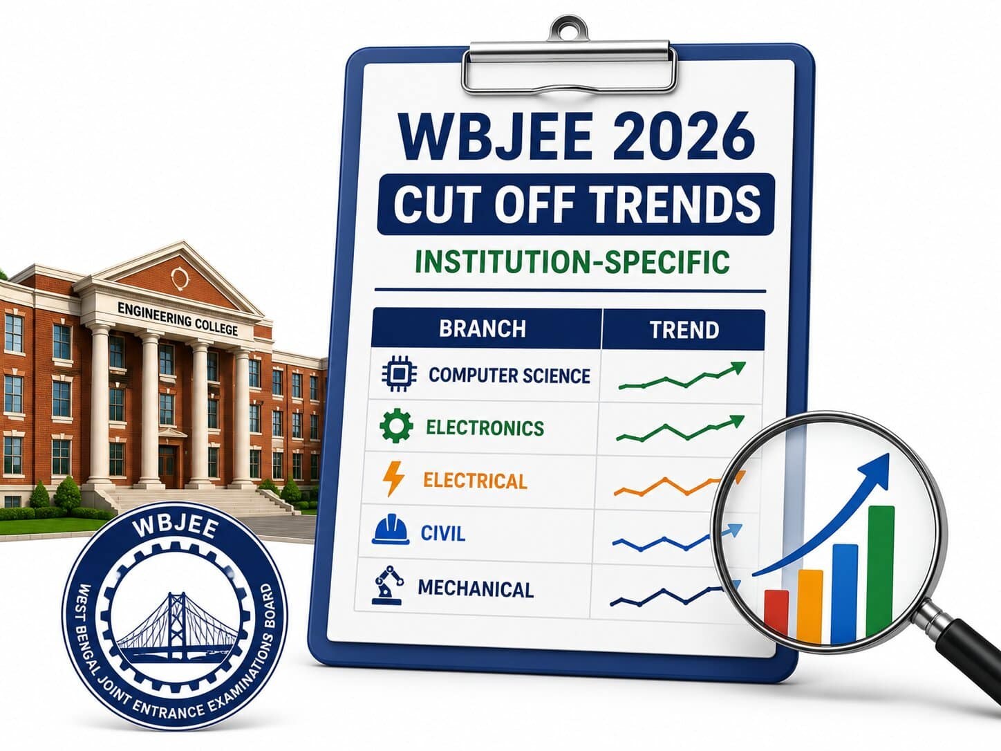 Institution-Specific WBJEE Cut-offs 2026: Branch-Wise Trends