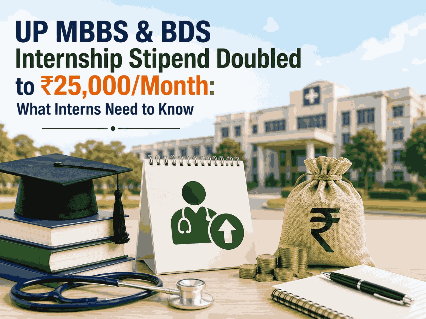 UP MBBS & BDS Internship Stipend Doubled to ₹25,000/Month: What Interns Need to Know