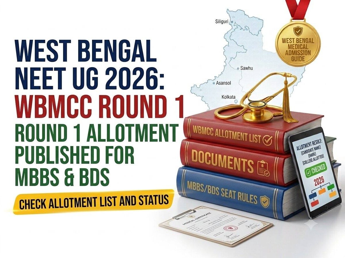 West Bengal NEET UG 2026: WBMCC Round 1 Allotment Published for MBBS & BDS