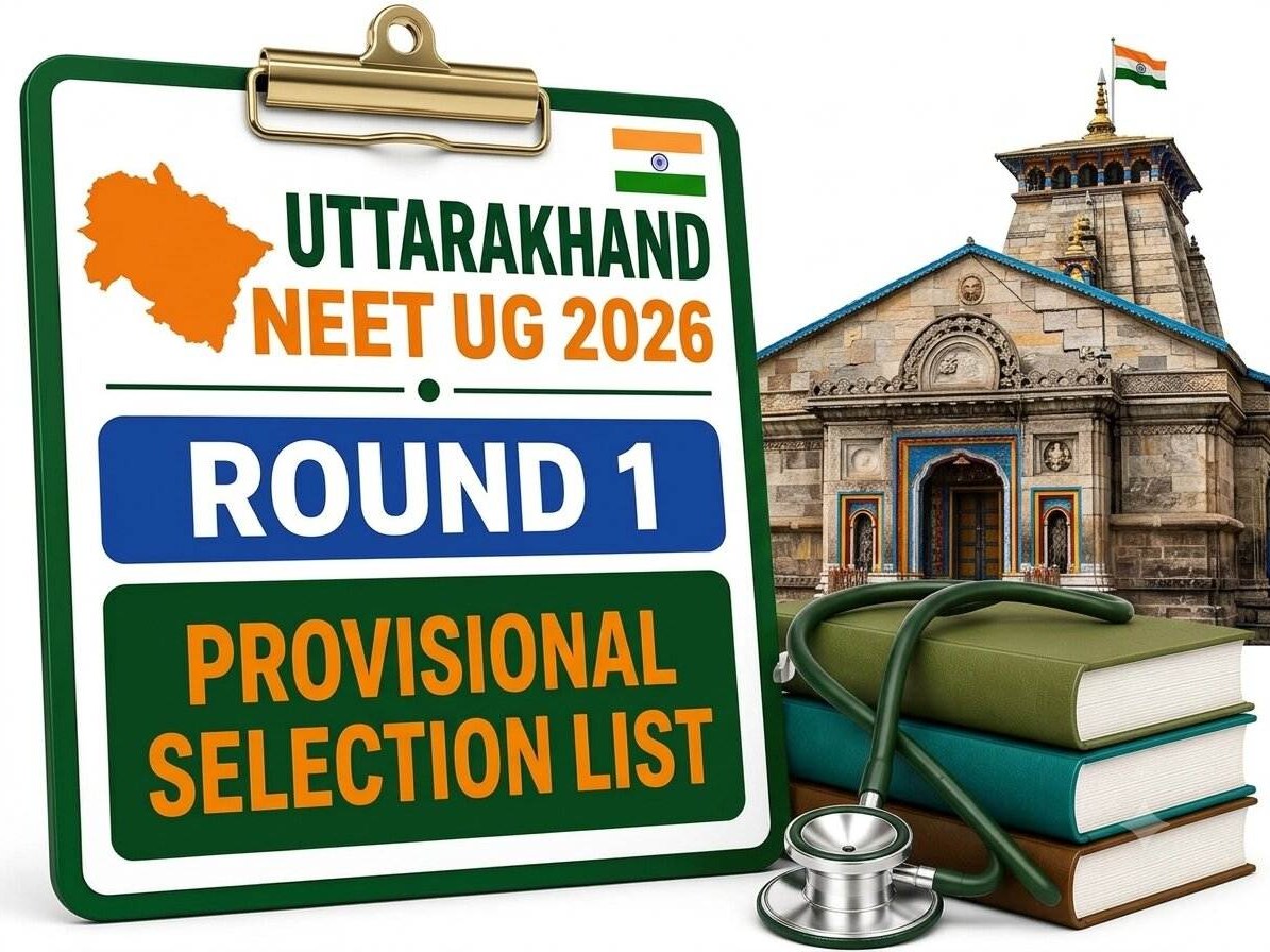 Uttarakhand NEET UG 2026: Round 1 Provisional Allotment Published