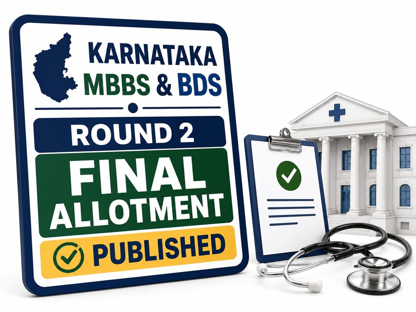 Karnataka MBBS & BDS: Round 2 Final Allotment Published